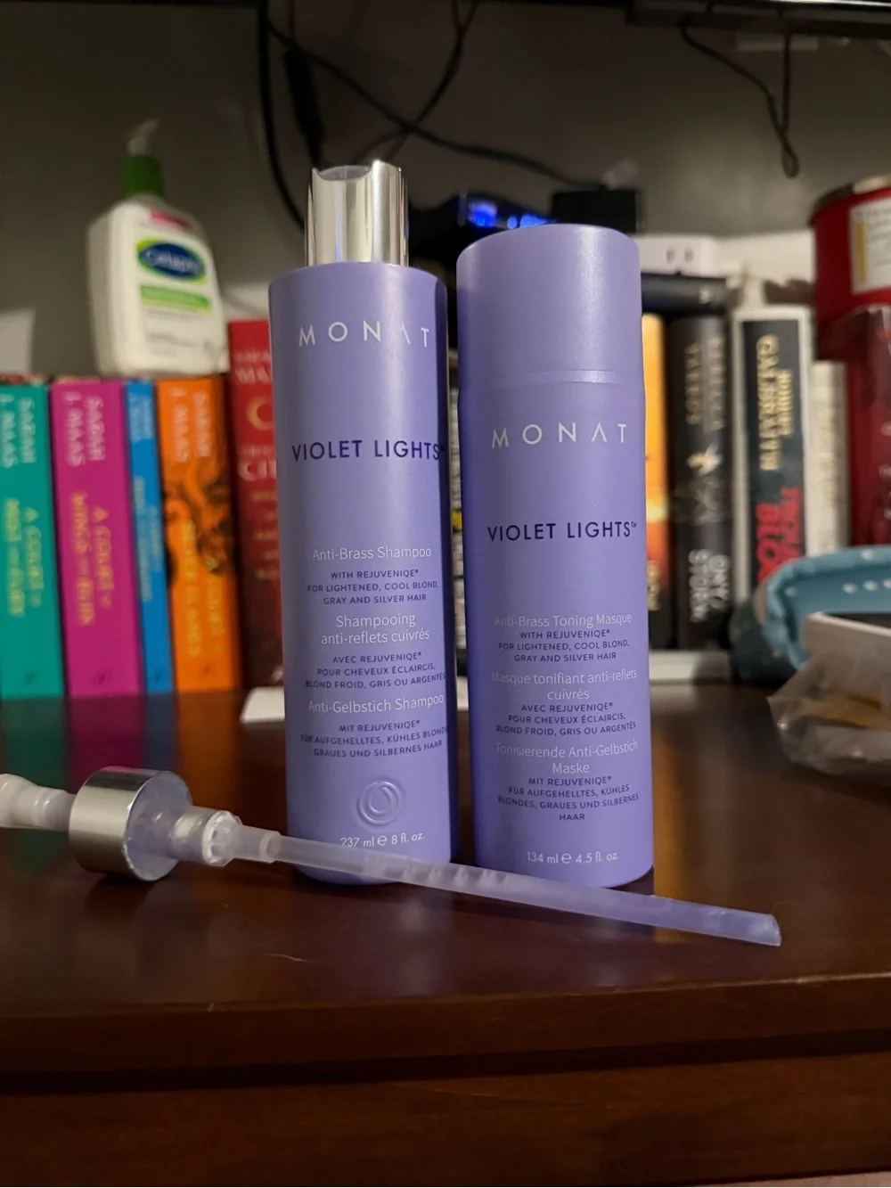 MONAT Violet Lights Anti-Brass Shampoo & Toning Masque - Violet